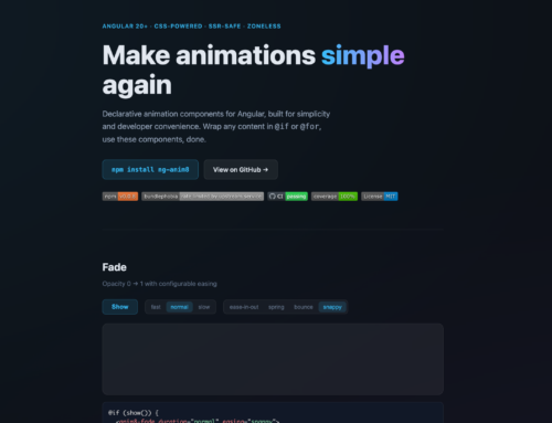 Introducing ng-anim8: My Angular Animation Utility Library